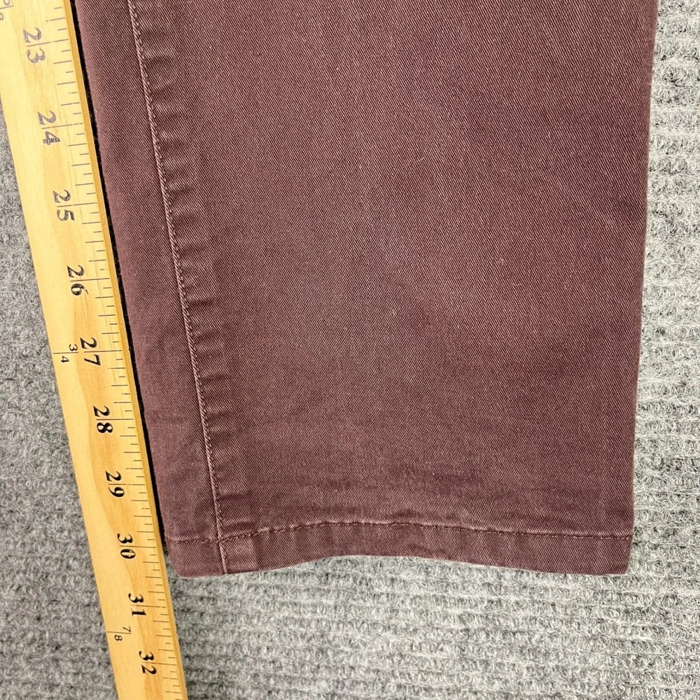 Bonobos Tailored Pants Men‎ 28x31 Slim Modern Minimal Workwear Casual Maroon